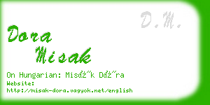 dora misak business card